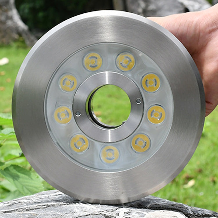 18W Landscape coloured colour Change Ring LED Stainless Steel Underwater Fountain Light (colourful)