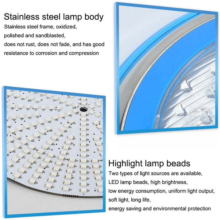 18W LED Stainless Steel Wall Mounted Pool Light Landscape Underwater Light (colourful Light)