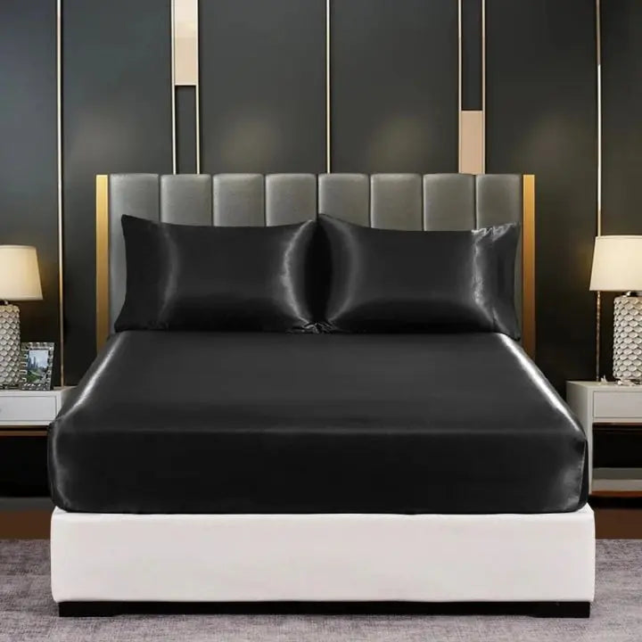 Ice Silk Bed Sheet – Cool &amp; breathable bedding set