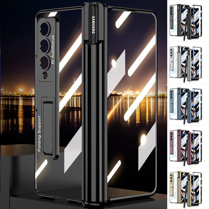 Samsung foldable phone case with integrated film