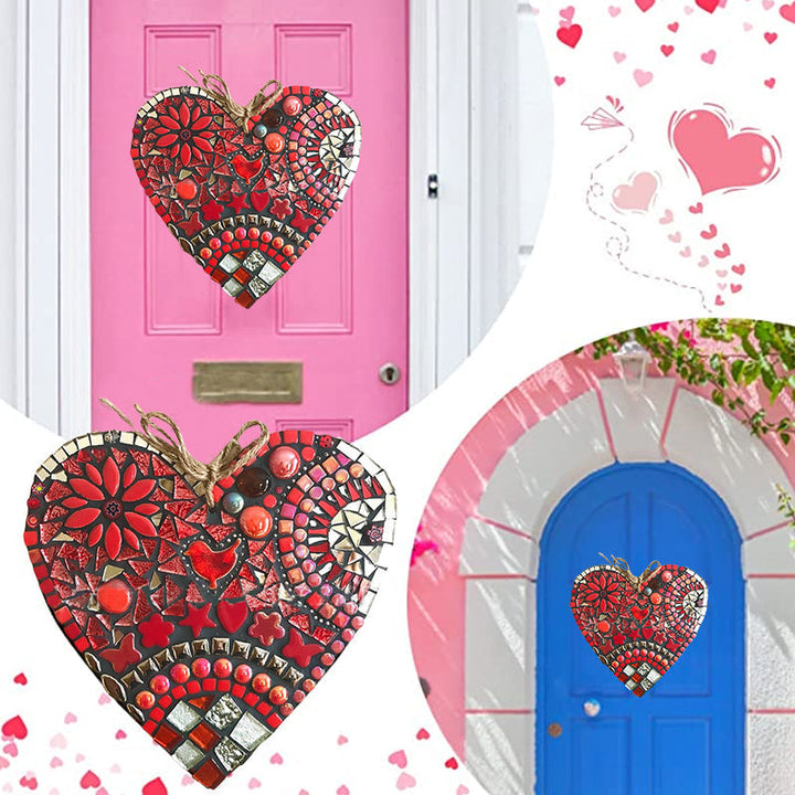 BowLift | Large Garden Mosaic Heart Decoration