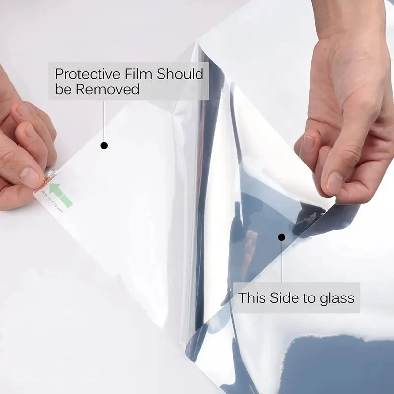 Window mirror film for privacy, UV &amp; heat pRedection