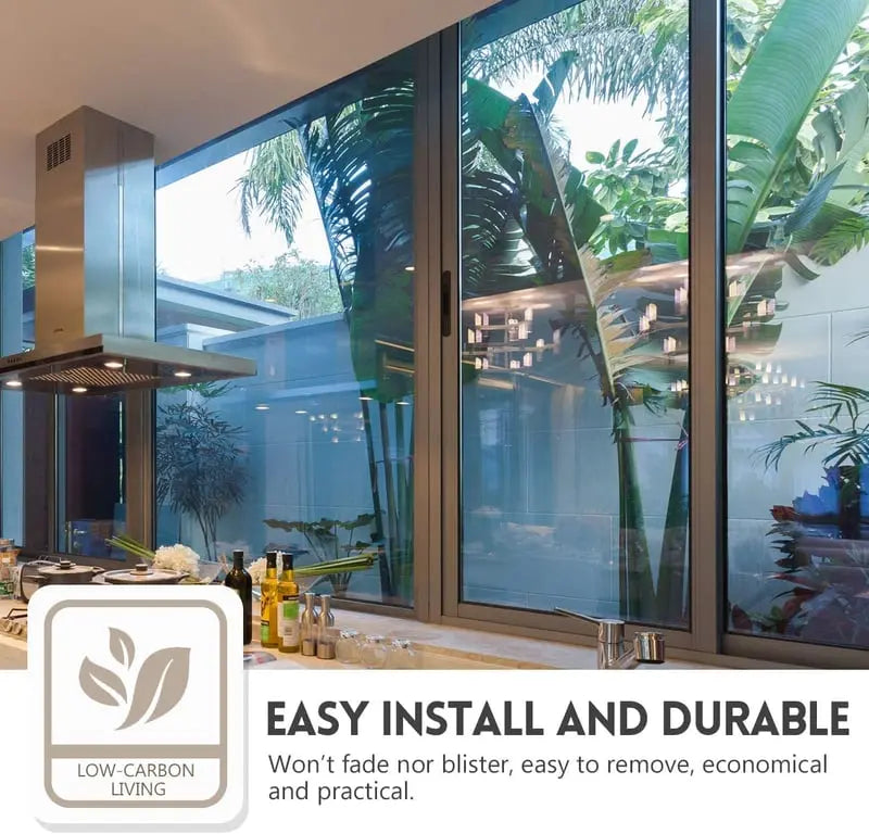 Window mirror film for privacy, UV &amp; heat pRedection