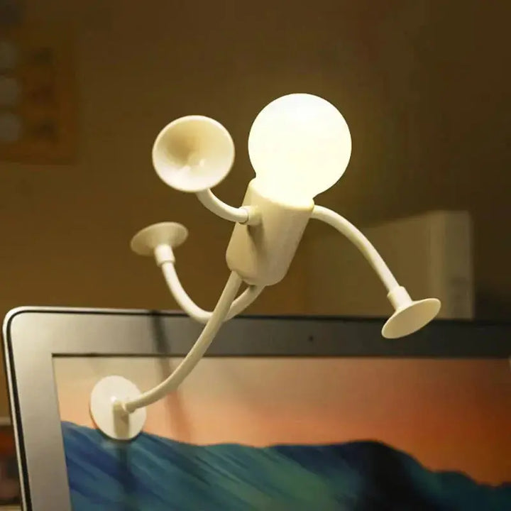 LED Night Light with Suction Feet – Flexible &amp; Playful for Bedroom or Living Room