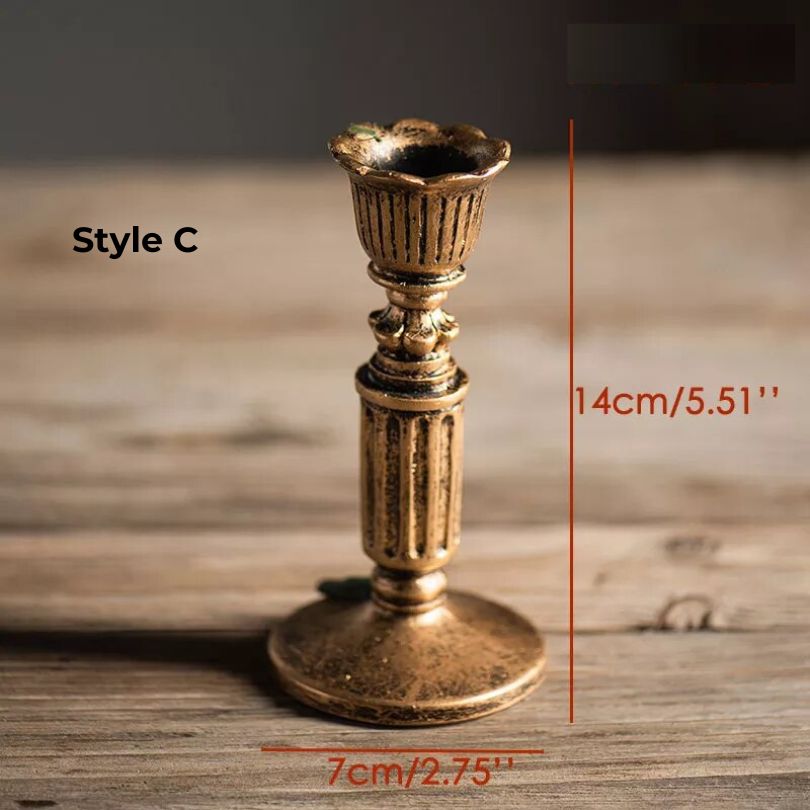 BowLift | AuricGlow – Rustic Candle Holder with Elegant Luxury for a Timeless Look