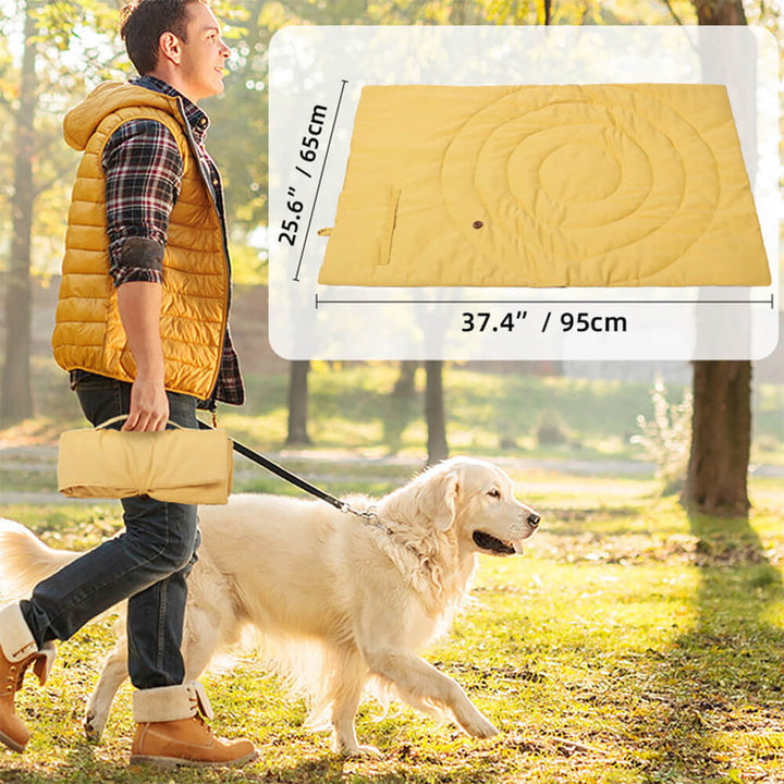 BowLift | Folding Waterproof Portable Dog Car Seat Mat Dog Camping Mat