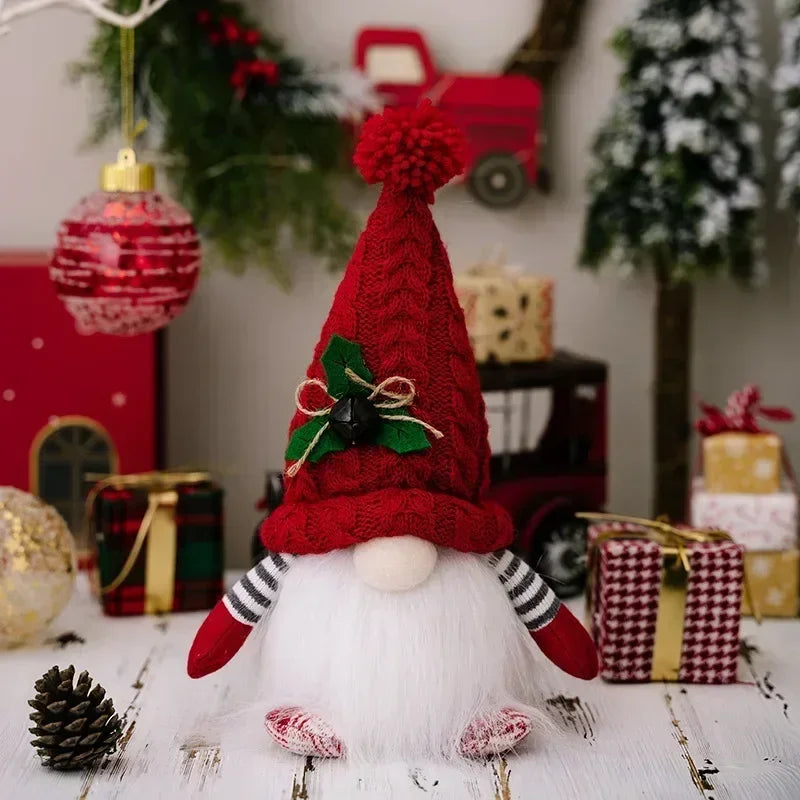 Christmas Gnome Decoration | LED Night Light | Warm Glow Holiday Ornament