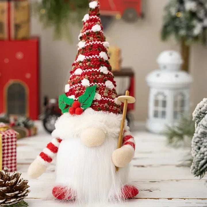 Christmas Gnome Decoration | LED Night Light | Warm Glow Holiday Ornament