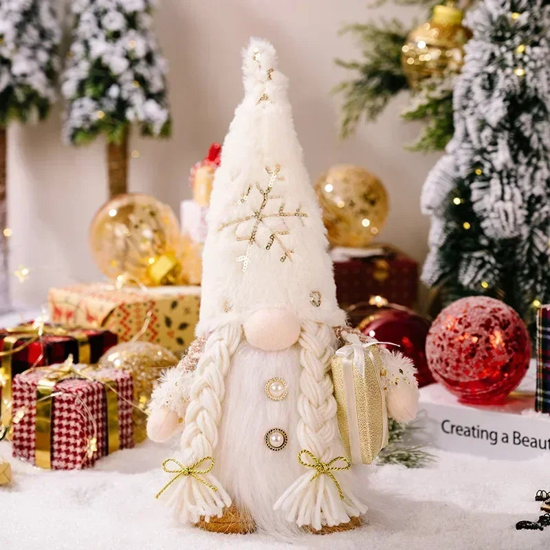 Christmas Gnome Decoration | LED Night Light | Warm Glow Holiday Ornament
