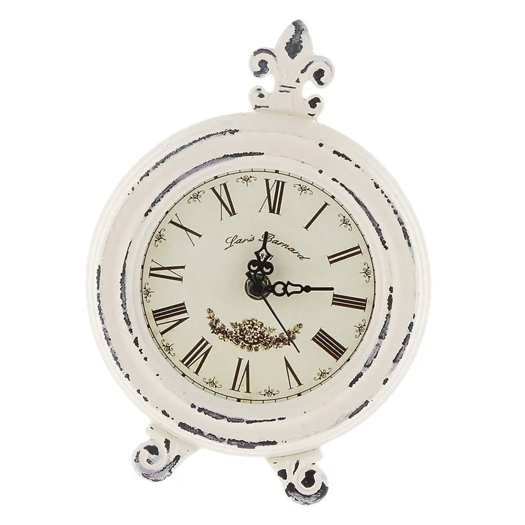 BowLift | Vintage Wooden Style Table Clock with Alarm