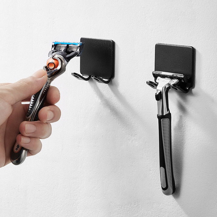 BowLift | Punch-free Razor Holder Storage Hook (1/2/3 Pieces) - Wall Mounted Men&