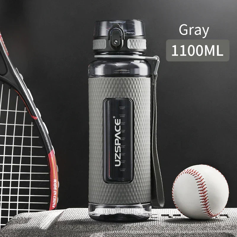 BowLift | UZSPACE Sport Water Bottles, BPA-free, portable, impact-resistant, leak-proof, large capacity, fitness water kettle, Tritan plastic drinking bottle