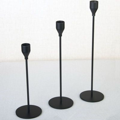 BowLift | 3-piece set metal candle holder