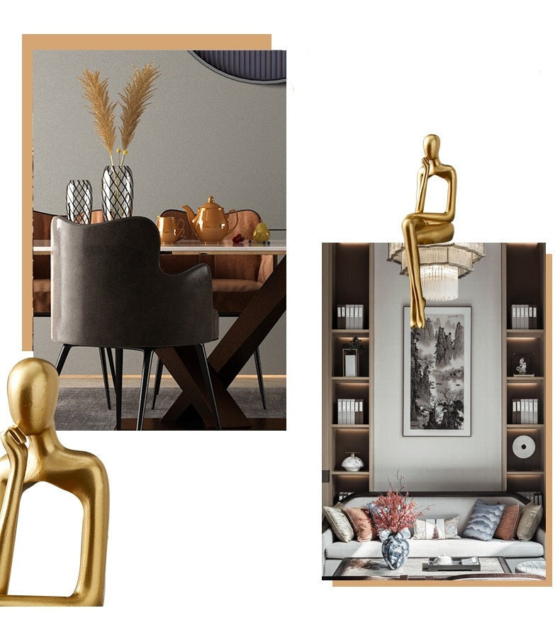 BowLift | Modern Figurines Abstract Home Decor Sculpture