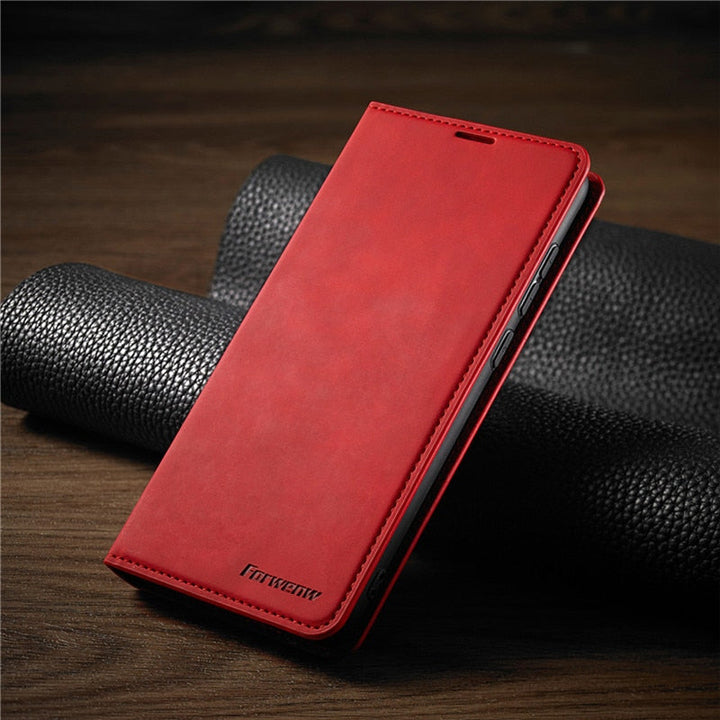 BowLift | Huawei Case: Magnetic Leather Bag for Stylish Protection