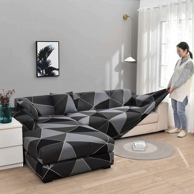 Modern Non-slip colourful Elastic Sofa Cover
