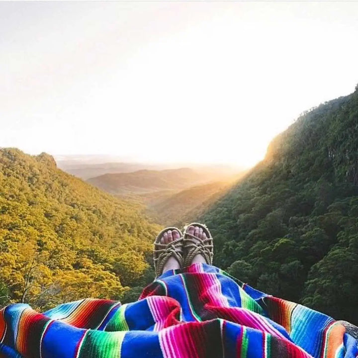 BowLift | Boho Vibrant Mexican Serape Blanket