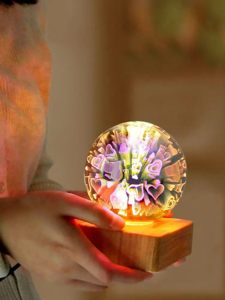 LumiNova 3D Night Light | colour Changing Starry Sky Lamp | USB LED Decorative Light | For Bedrooms &amp; Gift Ideas