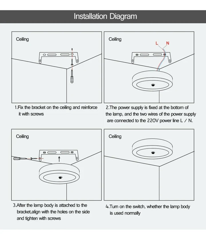 Motion Sensor LED Ceiling Lights – Smart Lighting for Your Home