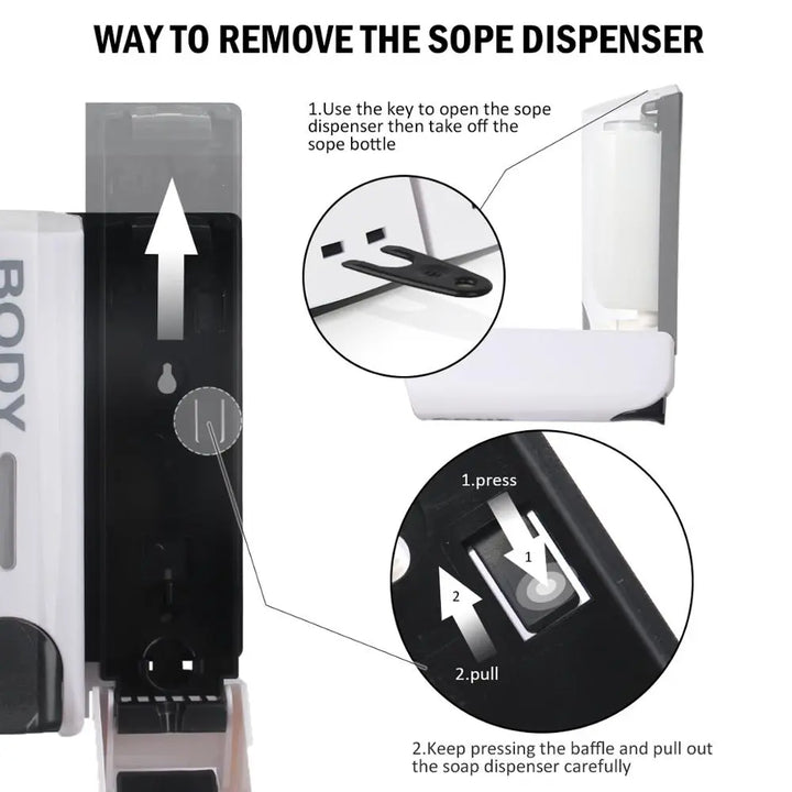 BowLift | Wall-mounted shower dispenser