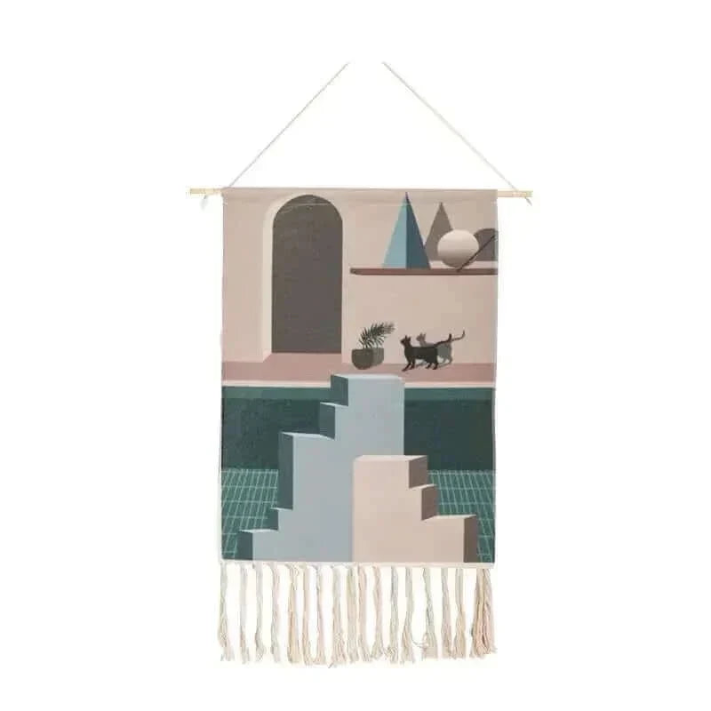 BowLift | Macrame Hanging Cotton Rug