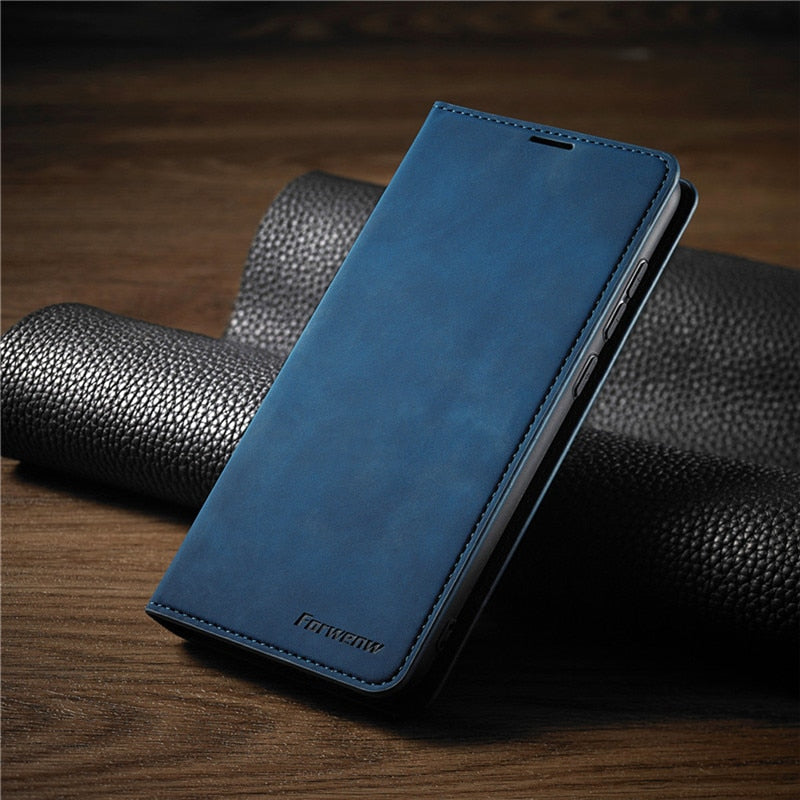 BowLift | Huawei Case: Magnetic Leather Bag for Stylish Protection