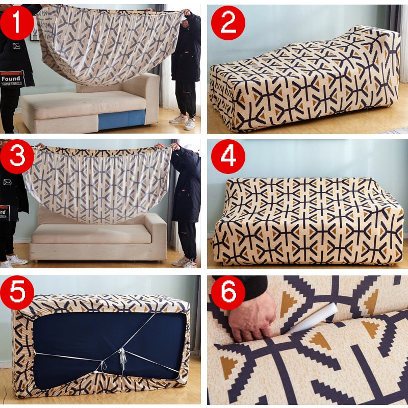 Modern Non-slip colourful Elastic Sofa Cover |