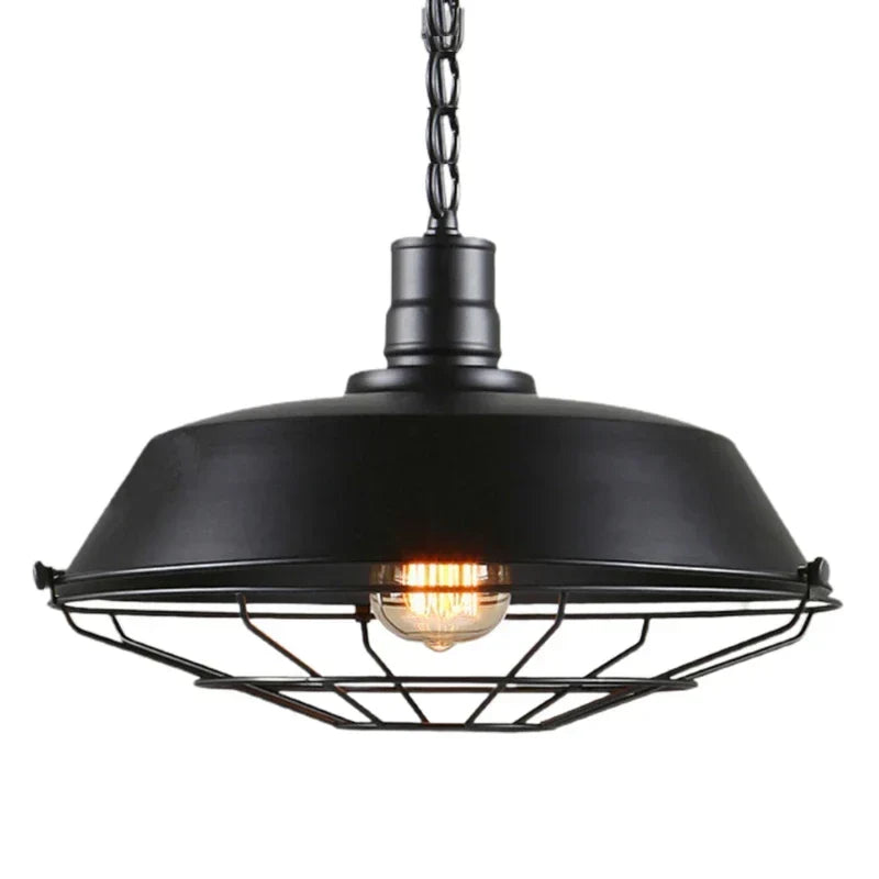 Vintage Loft Pendant Light: Industrial Retro Iron Ceiling Light Chandelier for Living Room, Restaurant, Bar, Kitchen