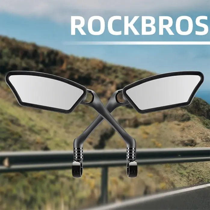 Bicycle mirror made of stainless steel – shatterproof &amp; 360° rotatable for more safety