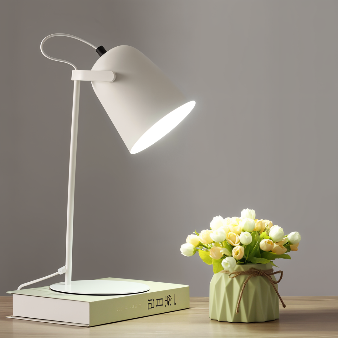 Macaron Table Lamp - Nordic Yellow Desk Lamp - Adjustable Lamp