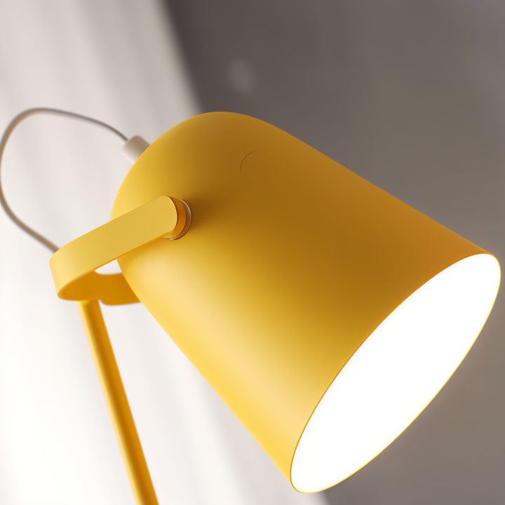 Macaron Table Lamp - Nordic Yellow Desk Lamp - Adjustable Lamp