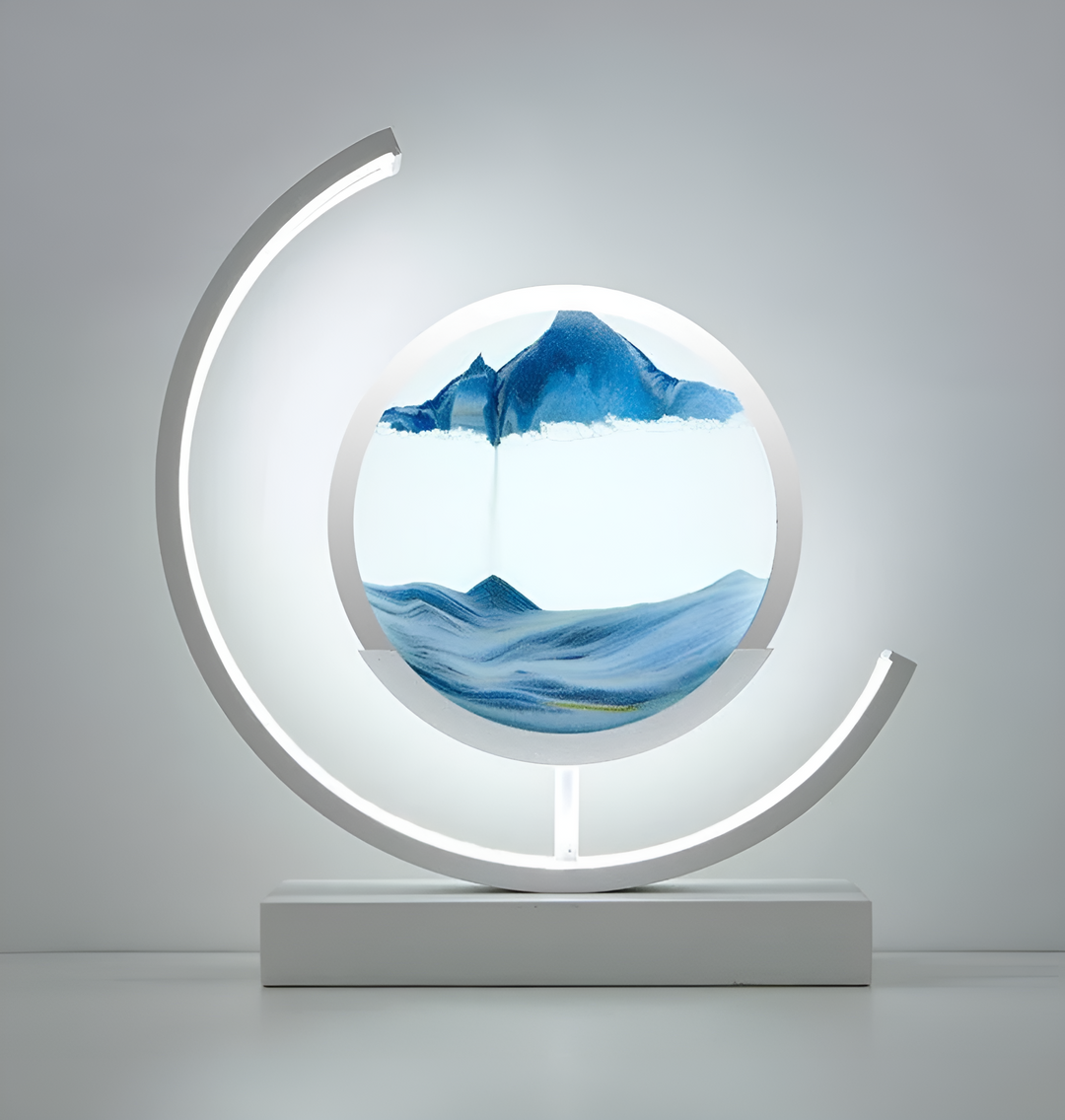 Sandscape - Flowing Sand LED Lamp 3D Quicksand Night Light