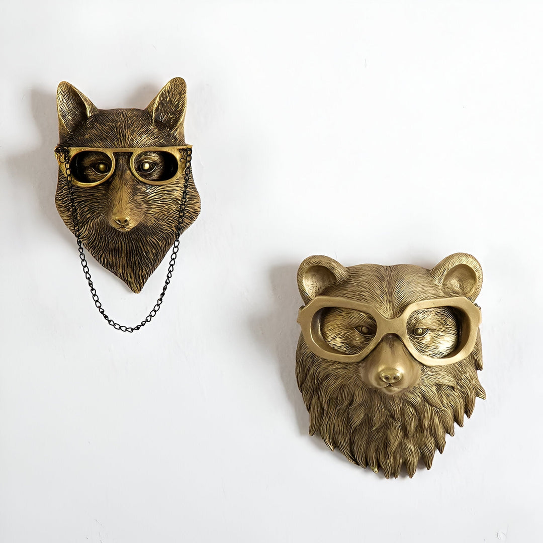 BowLift | Golden Head - Multifunctional Head Wall Hook Decoration and Wall Storage