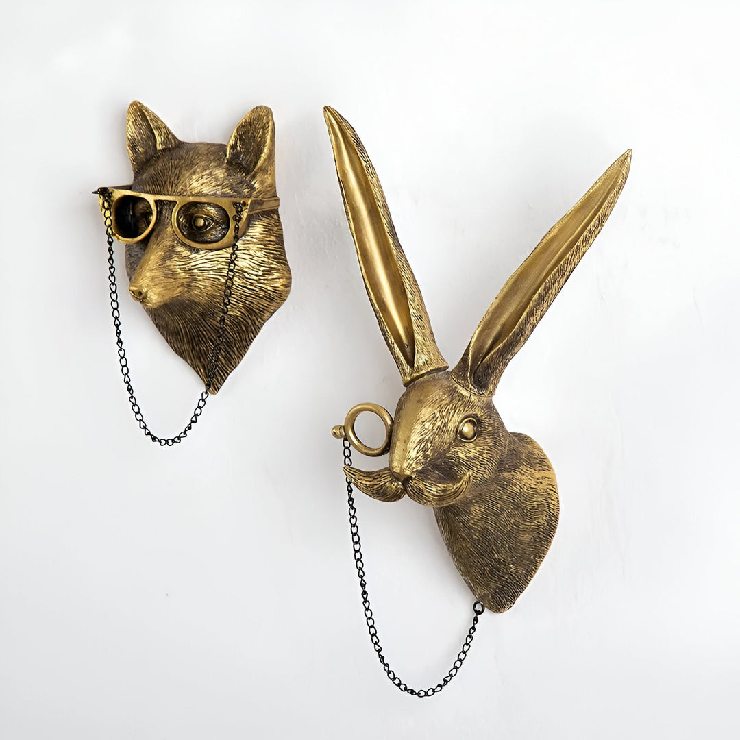 BowLift | Golden Head - Multifunctional Head Wall Hook Decoration and Wall Storage
