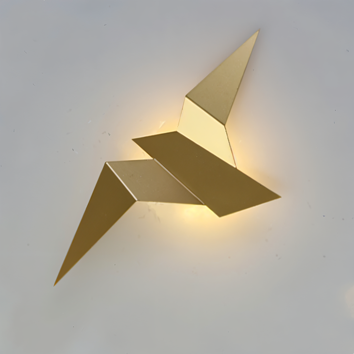 OriTori Wall Light - Geometric Origami Bird Wall Light - Japanese Style Wall Light Design