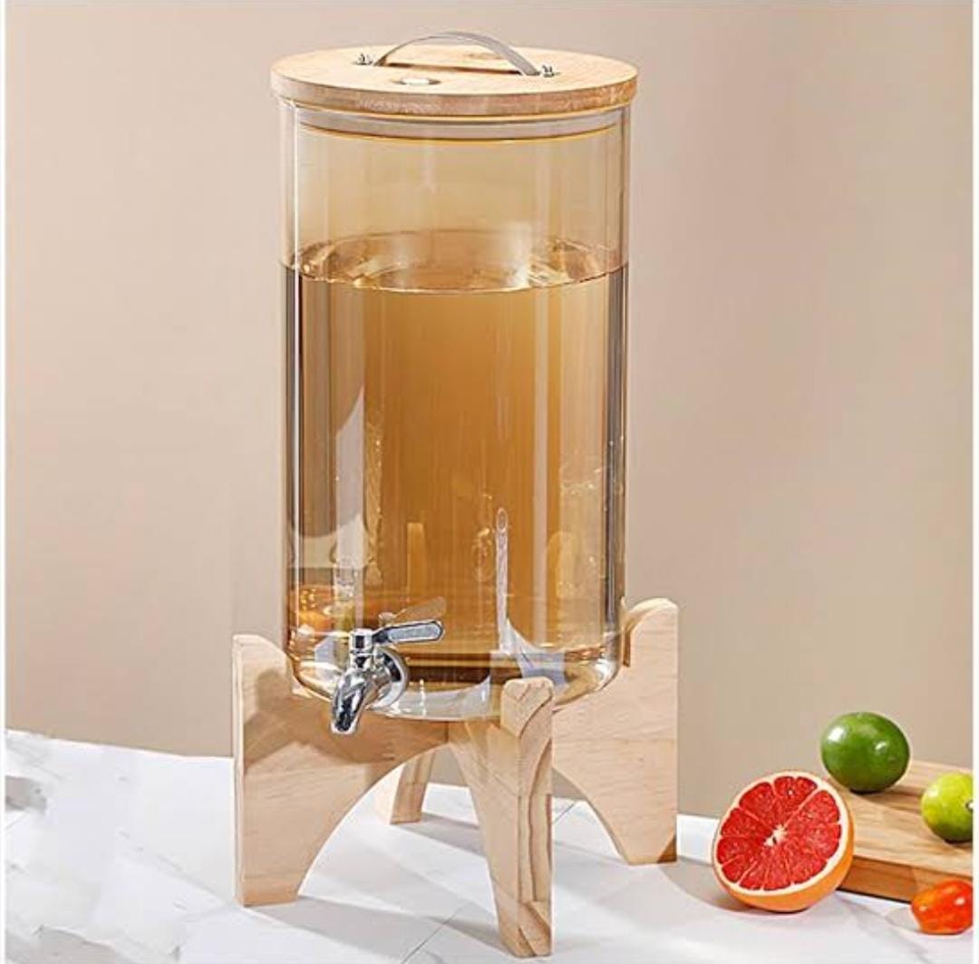 BowLift | 3.6 L Glass Container with Bamboo Stand