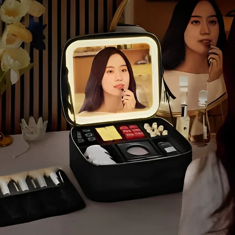 MirrorGlam - Make-up pouch with mirror