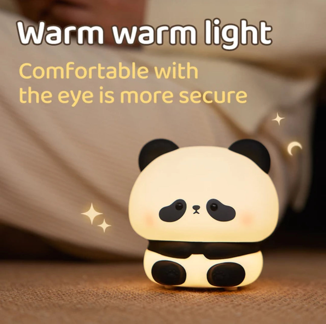 CuddlePanda Night Light - colourful LED Panda for Children