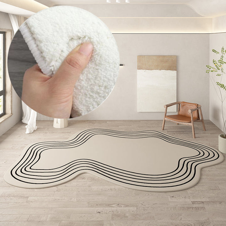 BowLift | Irregular round rug home decoration