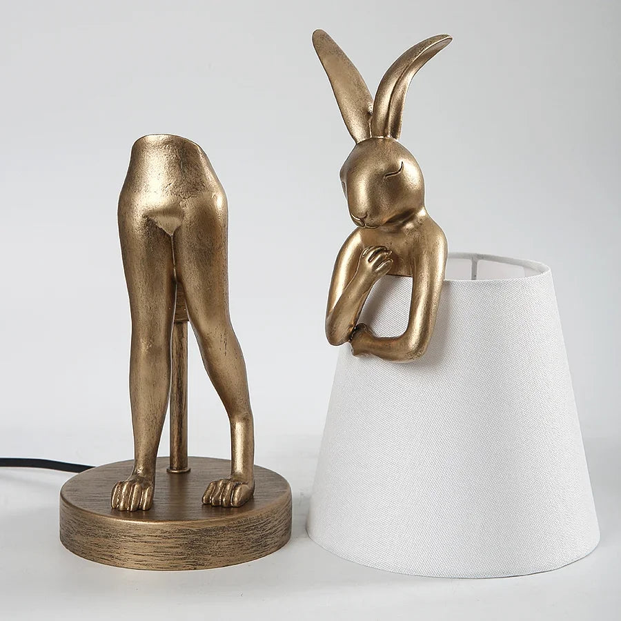 Rabbit Table Lamp – Dimmable LED Night Light in Modern Design for Kids&