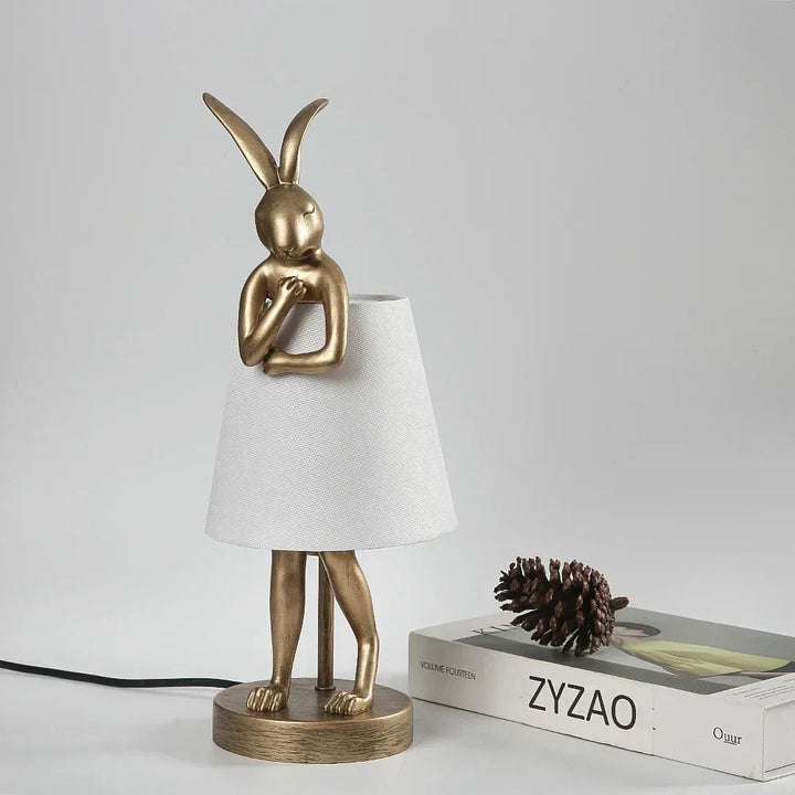 Rabbit Table Lamp – Dimmable LED Night Light in Modern Design for Kids&
