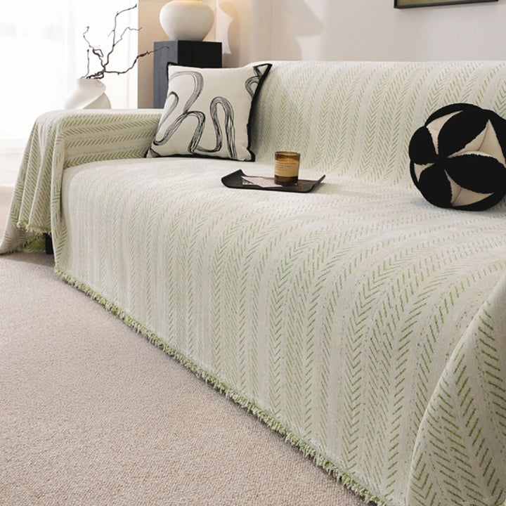 Scratch-resistant &amp; washable sofa cover made of chenille