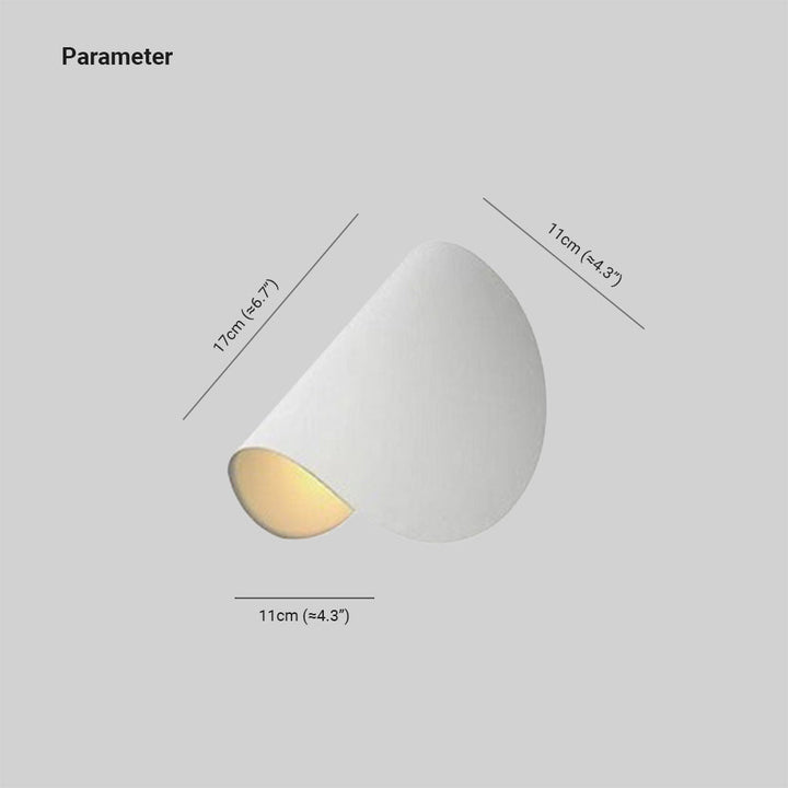 Eveline Modern Geometric LED 4 colour Wall Light Indoor/Outdoor Metal