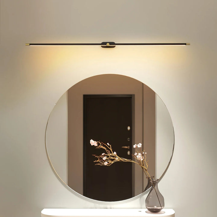 LED Bathroom Mirror Wall Lamp – Minimalist Wall Sconce with Warm Light, Aluminum 70/100/130 cm