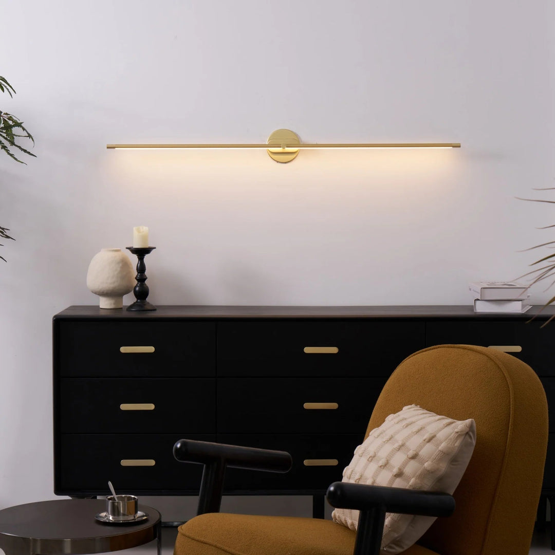 LED Bathroom Mirror Wall Lamp – Minimalist Wall Sconce with Warm Light, Aluminum 70/100/130 cm