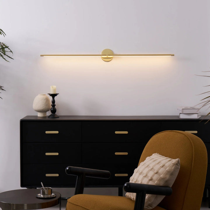 LED Bathroom Mirror Wall Lamp – Minimalist Wall Sconce with Warm Light, Aluminum 70/100/130 cm
