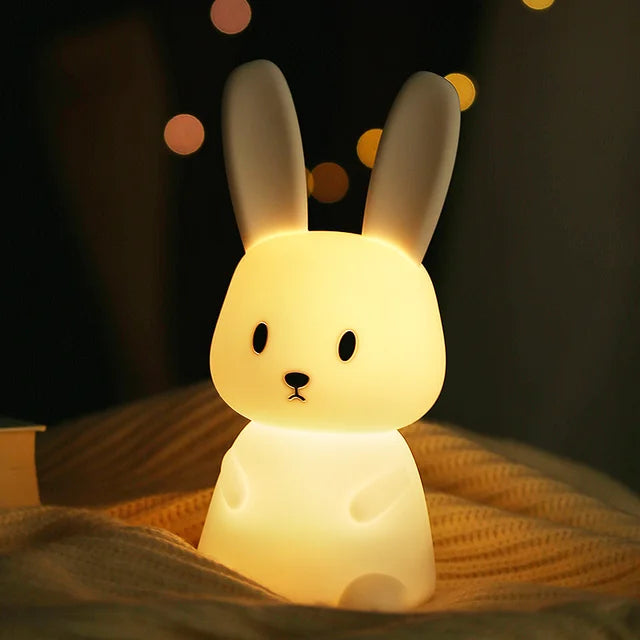 LED Night Light for Kids – Dimmable Night Lamp with -Design, USB Rechargeable, Touch Control |