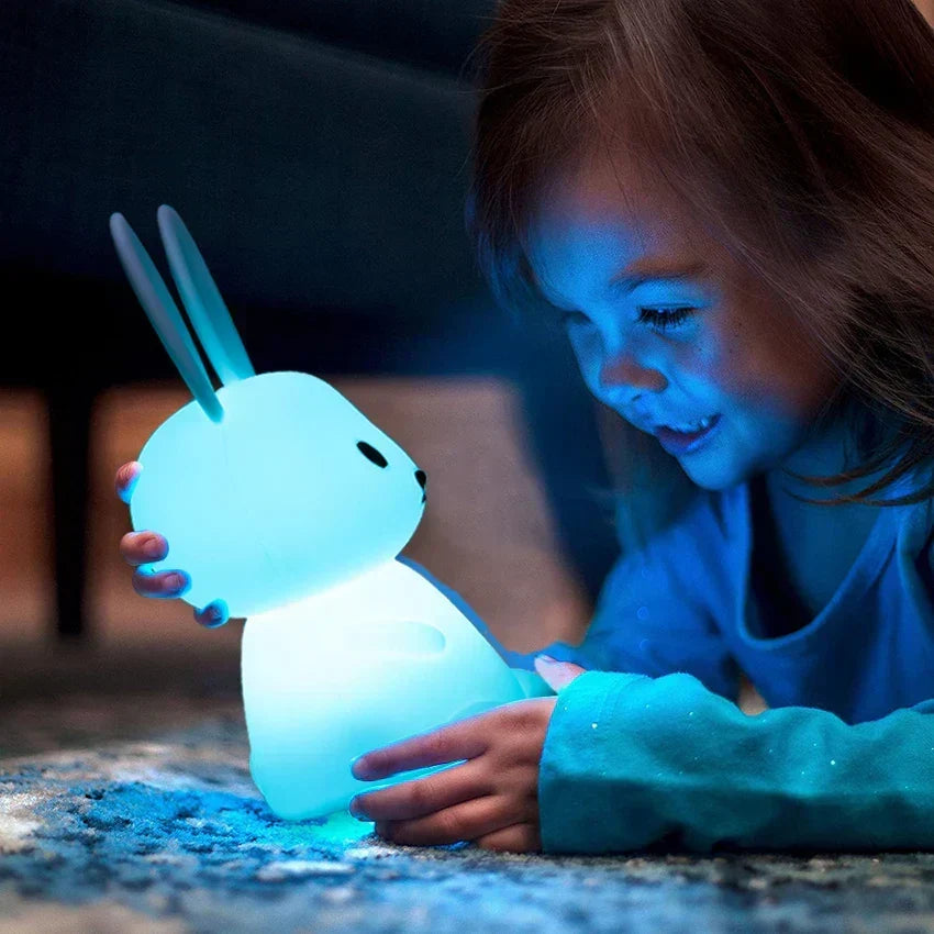 LED Night Light for Kids – Dimmable Night Lamp with -Design, USB Rechargeable, Touch Control |