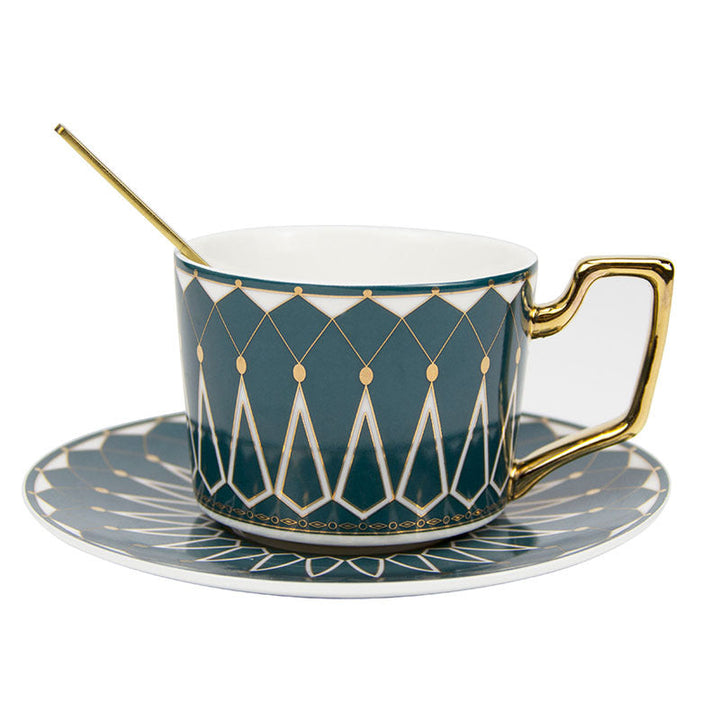 BowLift | Square A Retro-Pattern Coffee Mug