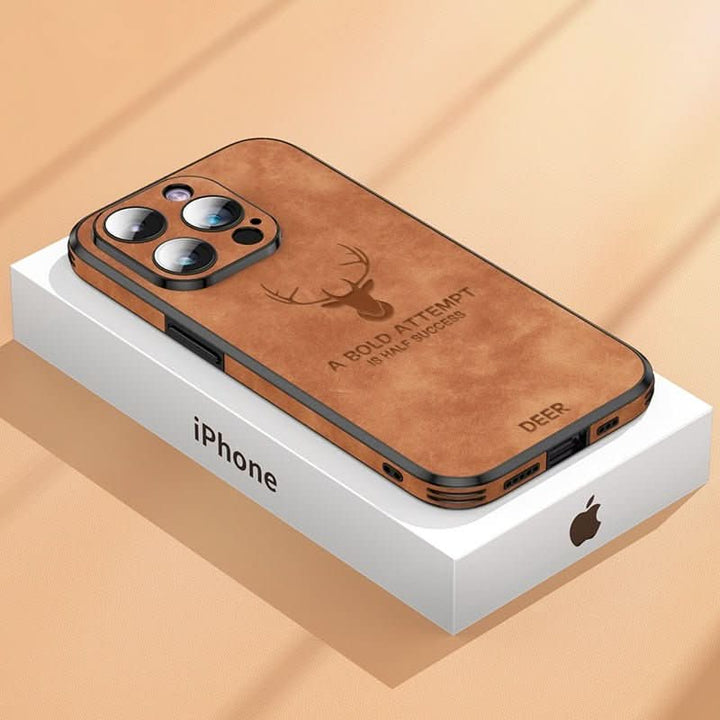 Leather iPhone Case with Shock Protection &amp; Elegant Design
